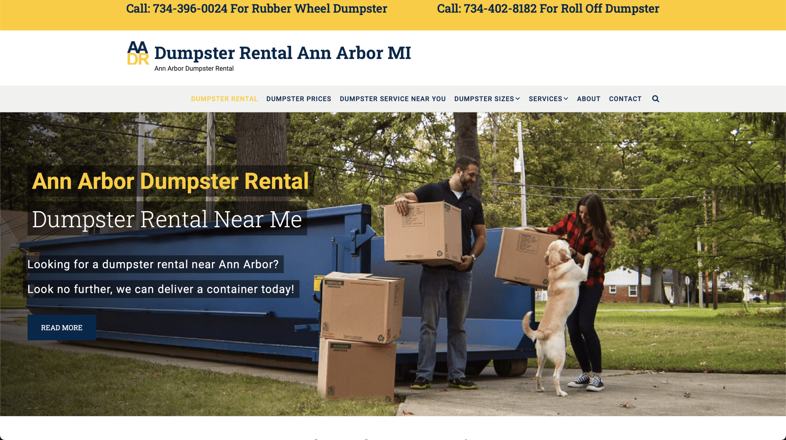 dumpster rental ann arbor mi