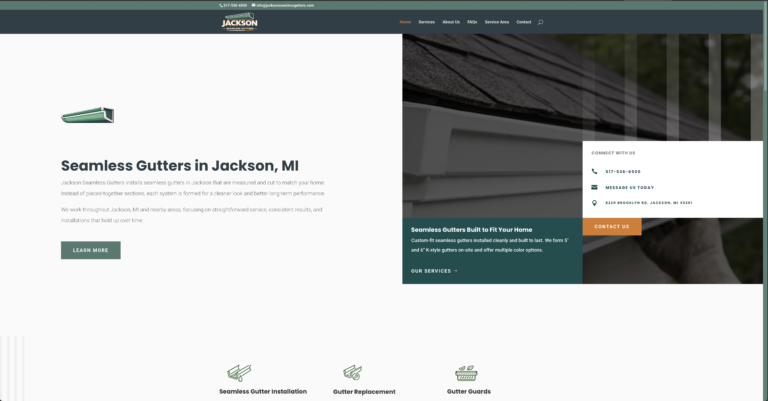 Jackson Seamless Gutters